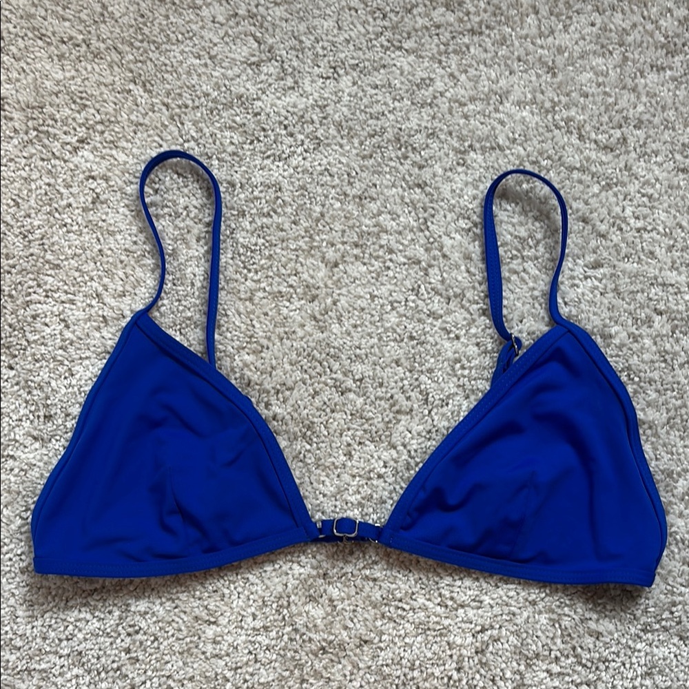 Blue Garage Bikini Top